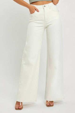 Risen - Tummy Control Wide Leg Jeans