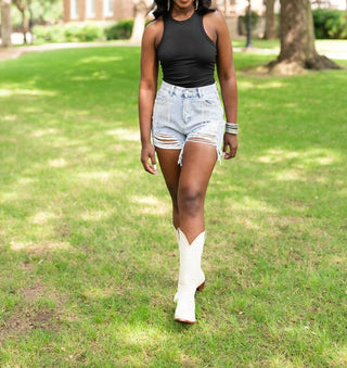 Buddylove - Jada Racerback Panther Bodysuit