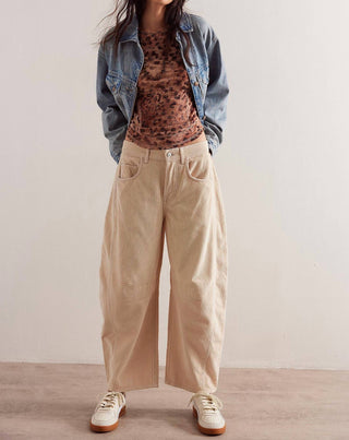 Free People - Good Luck Cord Barrel Jeans