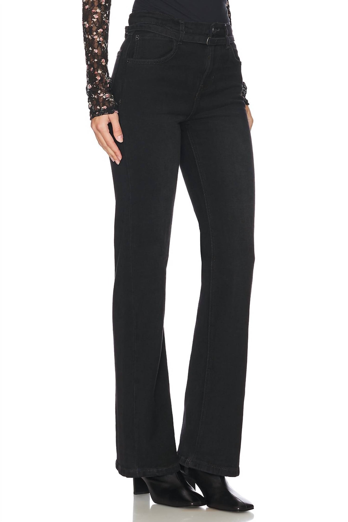 Free People - Sabine Slim A-line Jeans