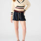Steve Madden - Addison Faux Wrap Sweater