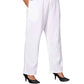 On The Plus Side - Wide Leg Crinkle Cotton Pants - Plus