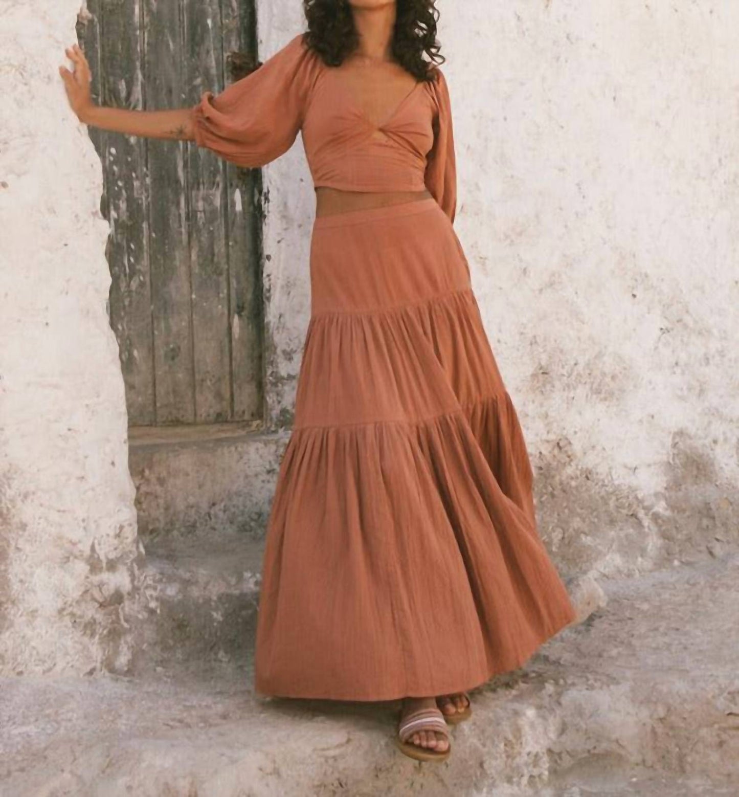 Billabong - Del Sole Puff Sleeves Top