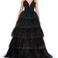 Ashleylauren - Sparkling Glitter Tulle Ball Gown