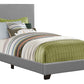 Bed, Upholstered, Transitional