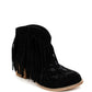 Naughty Monkey - Women's Amos Fringe Ankle Bootie