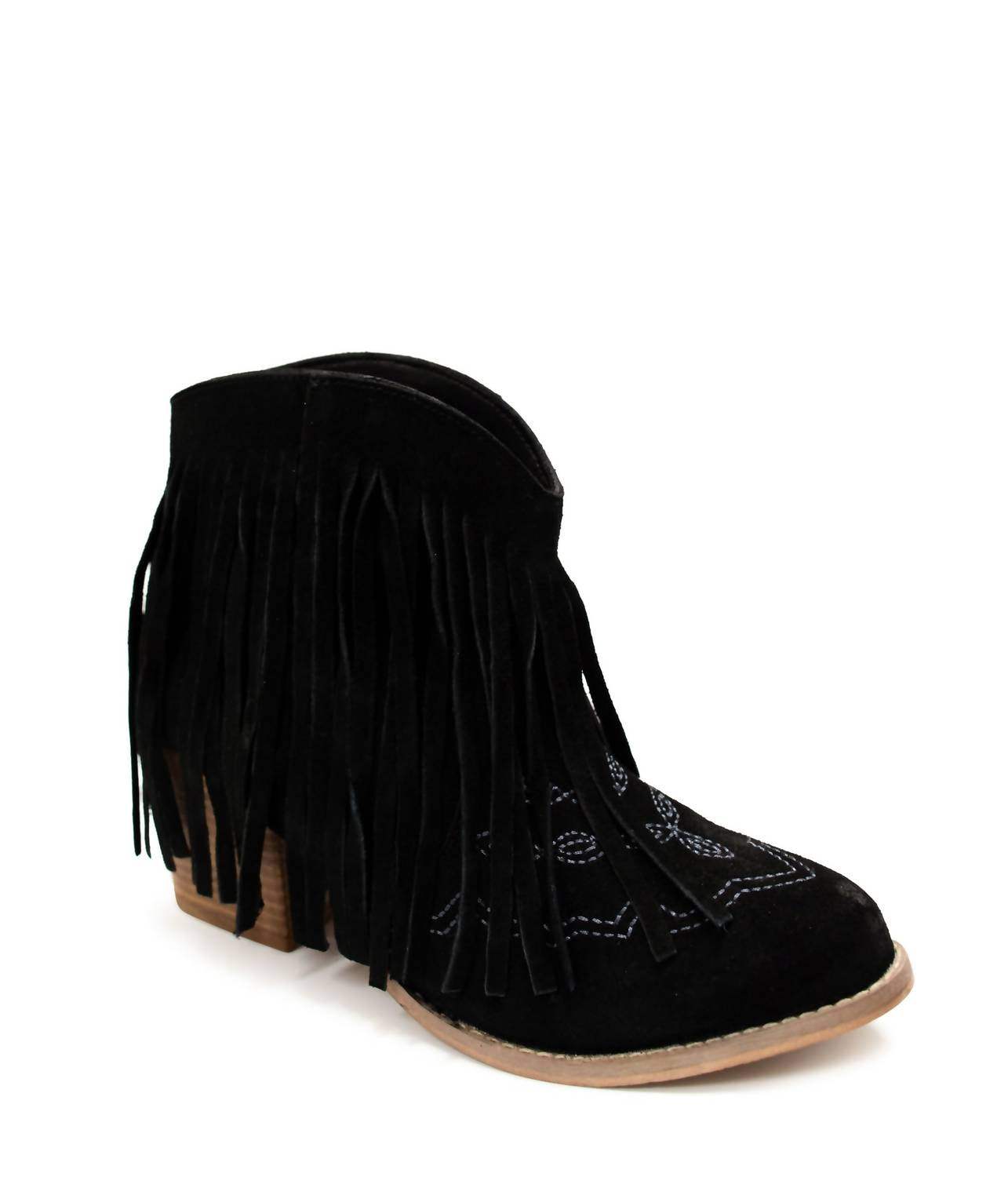 Naughty Monkey - Women's Amos Fringe Ankle Bootie
