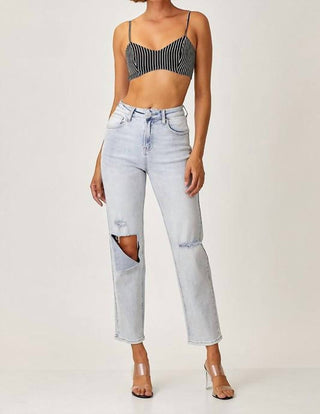 Risen - High Rise Light Wash Jeans