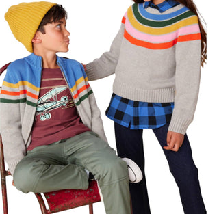 Tea Collection - Rainbow Sweater