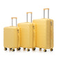 Set 3PCs 20'/24'/28' ABS Spinner Wheel Luggage - Yellow