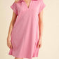 Jodifl - Celeste Collared Scuba Mini Dress