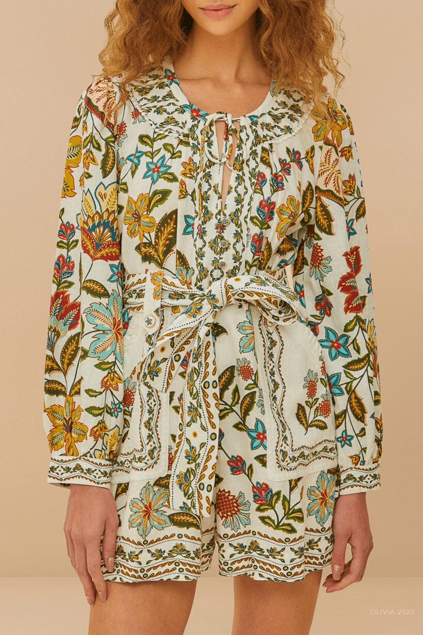 Farm Rio - Botanicals Belted Romper