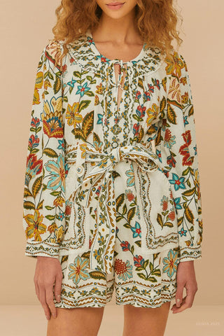 Farm Rio - Botanicals Belted Romper