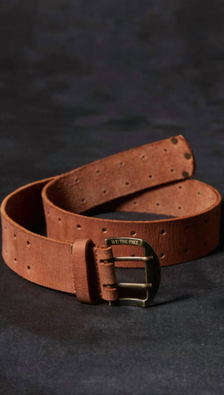 Free People - Women's Double Cross Leather Belt