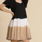 Umgee - Dip Dye Color Block Dress