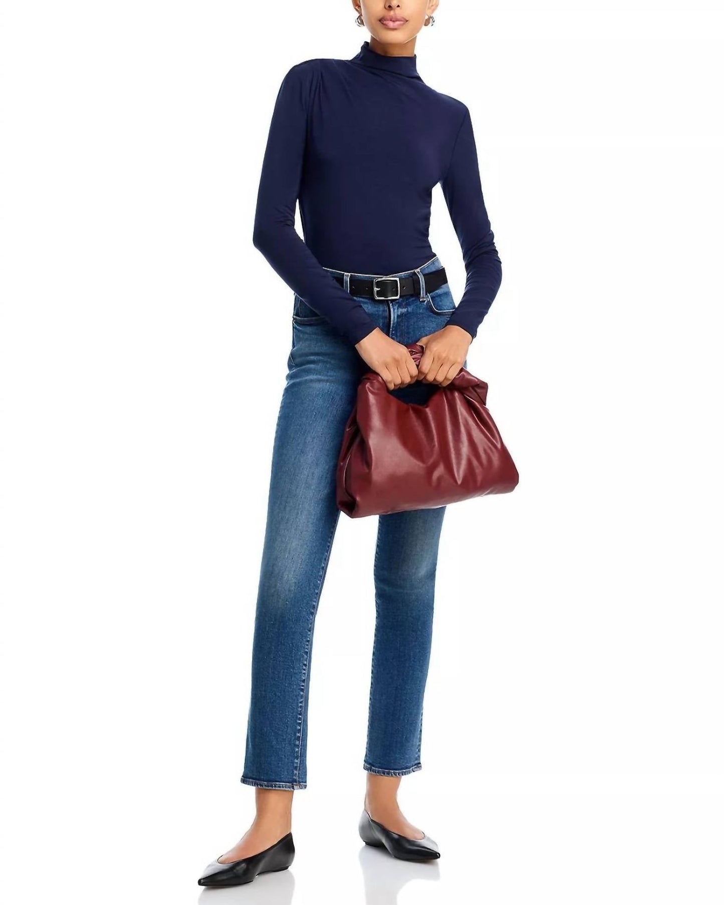 Veronica Beard - Mylie Long Sleeve Turtleneck Top