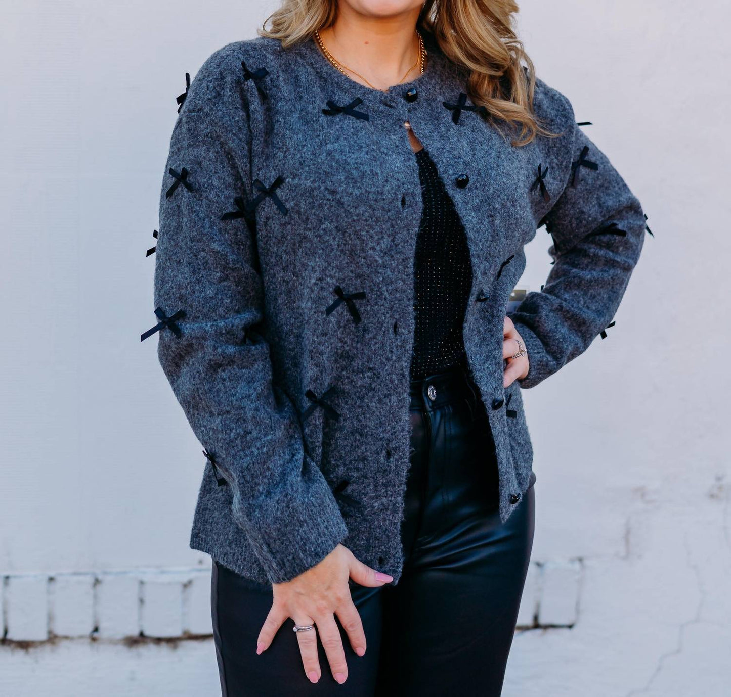 A La Carte - Bows Cardigan