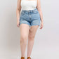 Judy Blue - High Waist Rigid Magic Destroy Cut Off Denim Short
