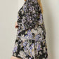 Entro - Floral Print Long Sleeve Mini Dress