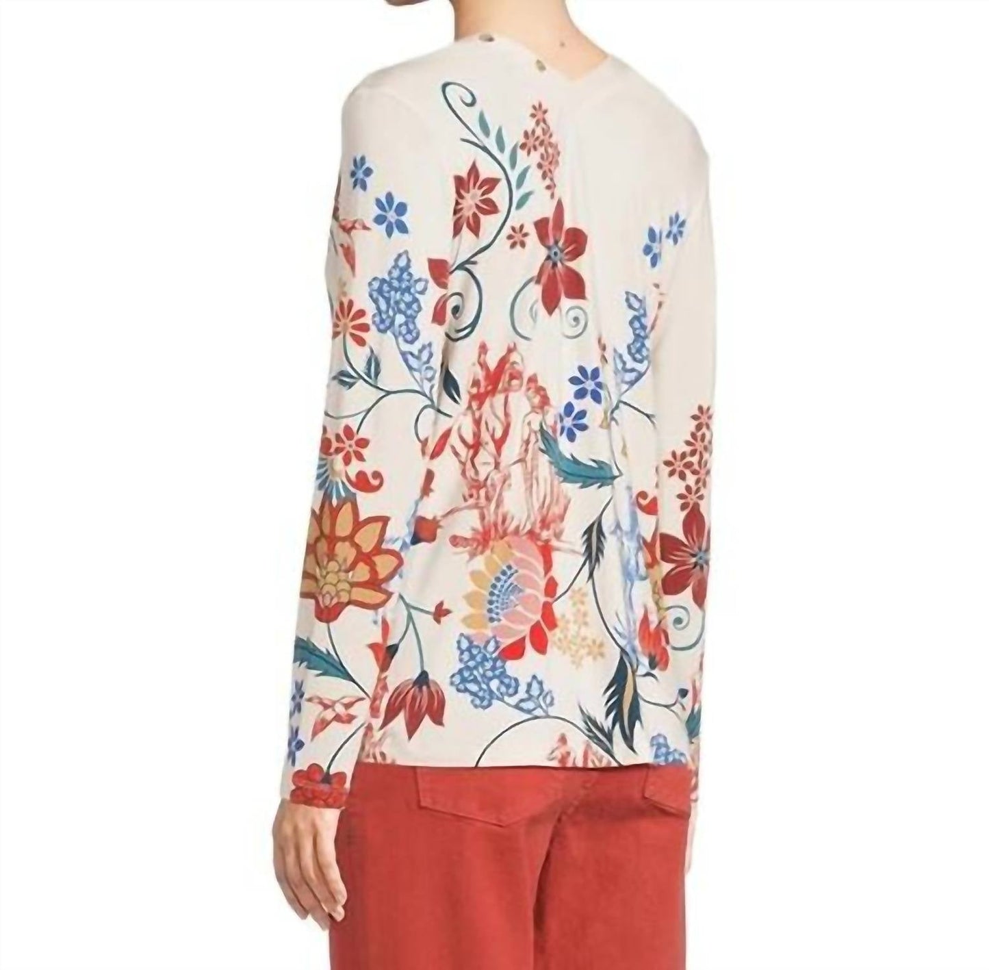 Johnny Was - JANIE FAVORITE LONG SLEEVE BUTTON HENLEY