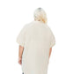 On The Plus Side - Cotton Collar Short Sleeve Kendall Tunic - Plus