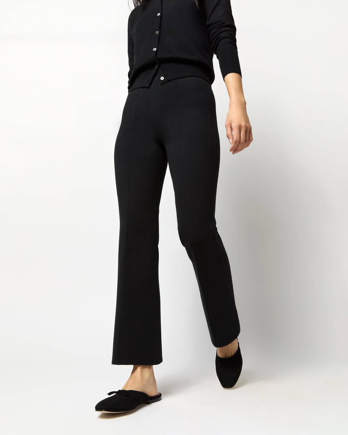 Ann Mashburn - Lara Knit Flare Cropped Pant