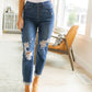 Judy Blue - High Rise Button Fly Distressed Jean