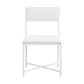 TOPMAX Modern Compact 63-inch 5-Piece Extendable Dining Table Set