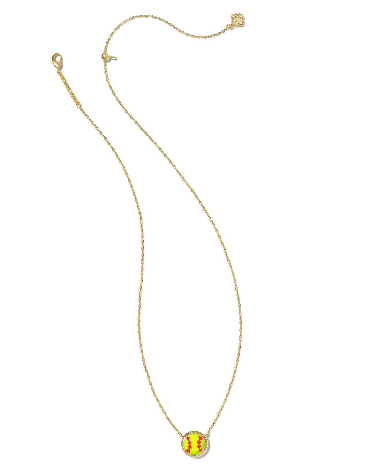 Kendra Scott - Softball Short Pendant Necklace