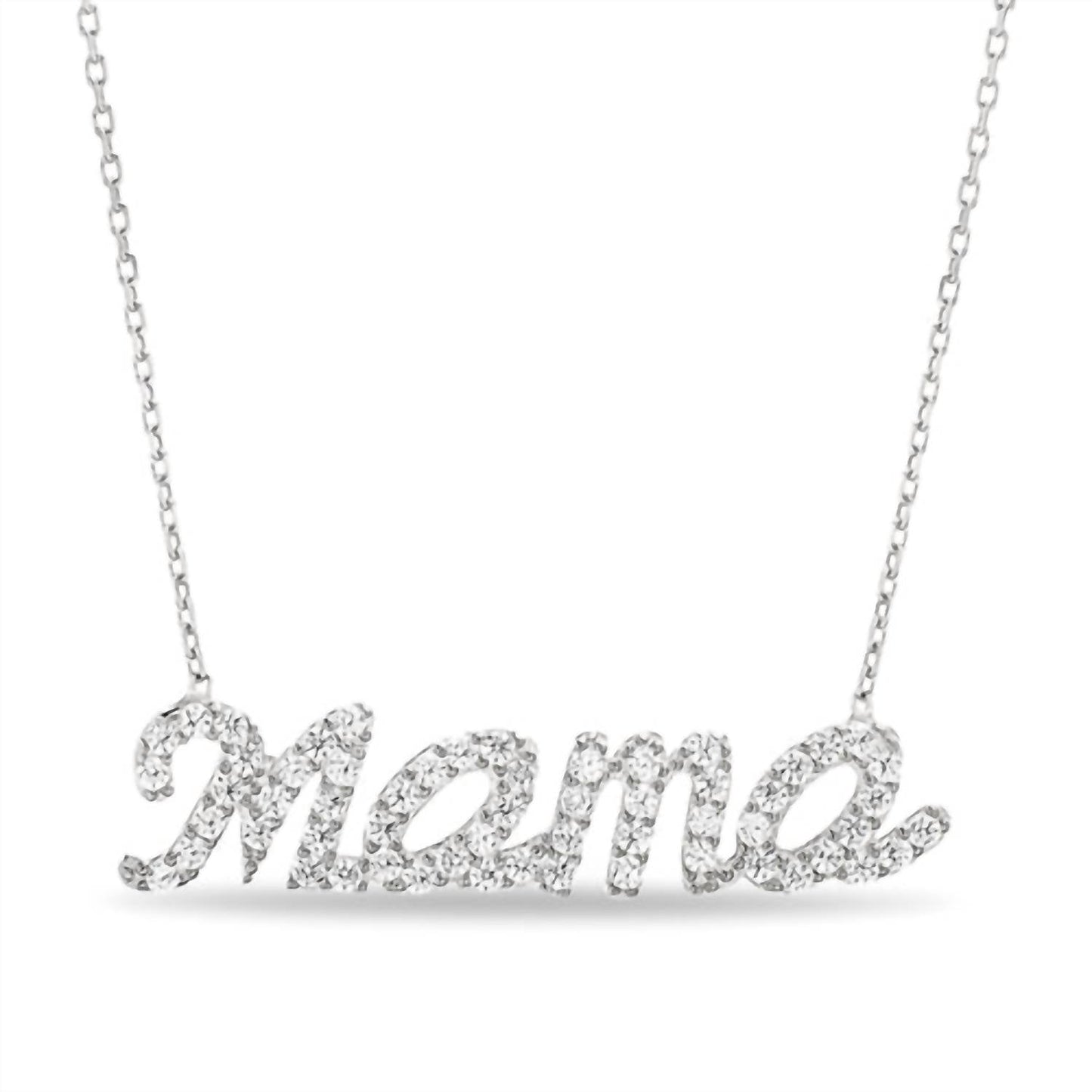 Allyanna Gifts - Women's Cubic Zirconia "mama" Necklace
