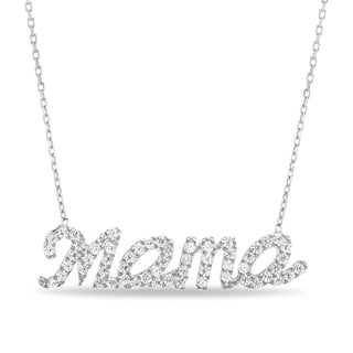 Allyanna Gifts - Women's Cubic Zirconia "mama" Necklace