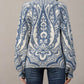 Fate - Jacquard Knit Mock Neck Sweater
