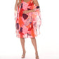 Frank Lyman - Sleeveless Chiffon Cape Dress
