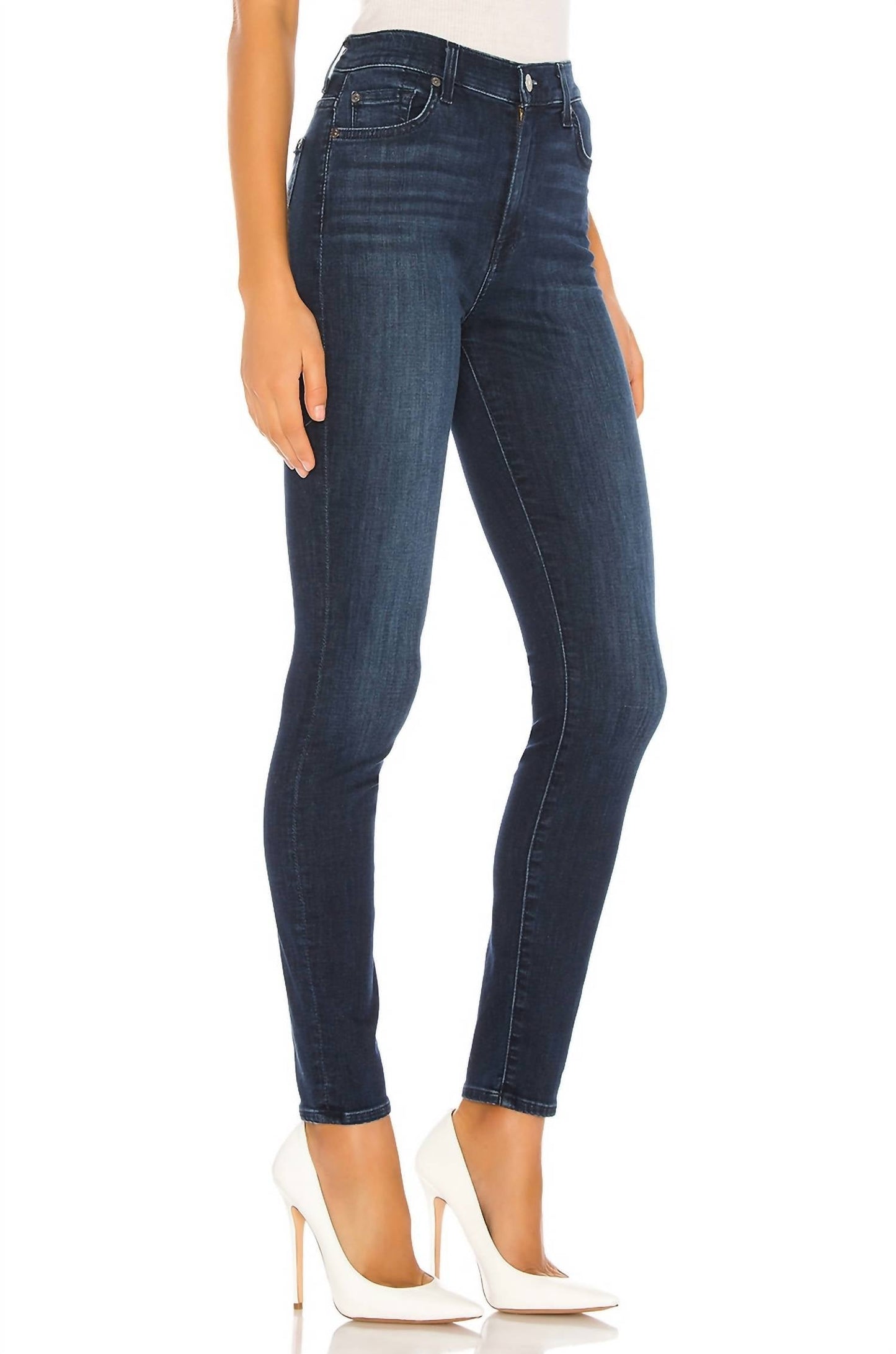 7 For All Mankind - Blair High Waist Super Skinny Jeans