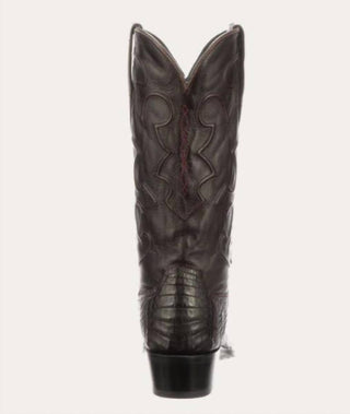 Lucchese - Men's Charles Caiman Belly R-toe Mens Exotic Cowboy Boot