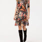 Johnny Was - 3/4 SLEEVE MESH MIDI DRESS