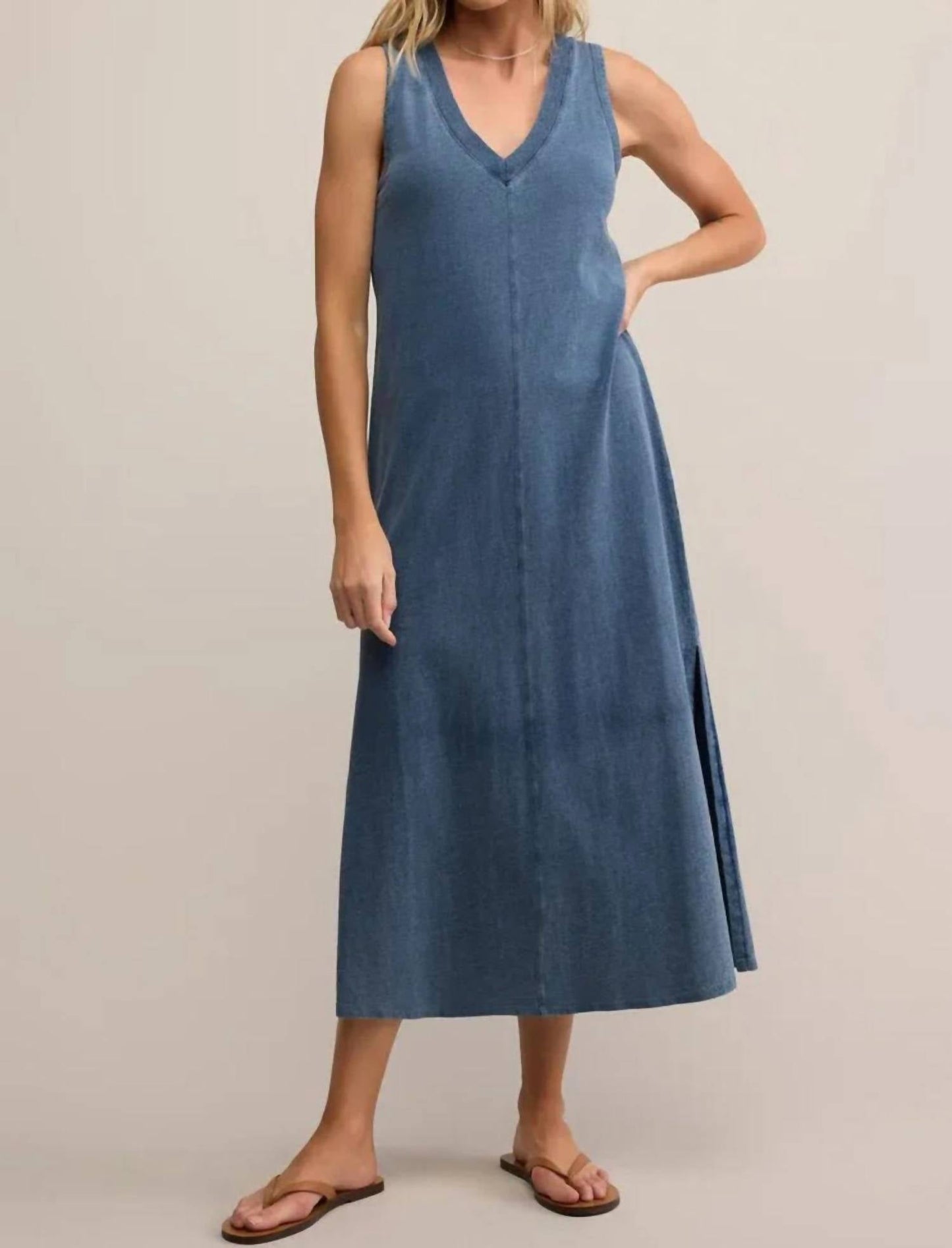Z Supply - Palisades Jersey Denim Dress