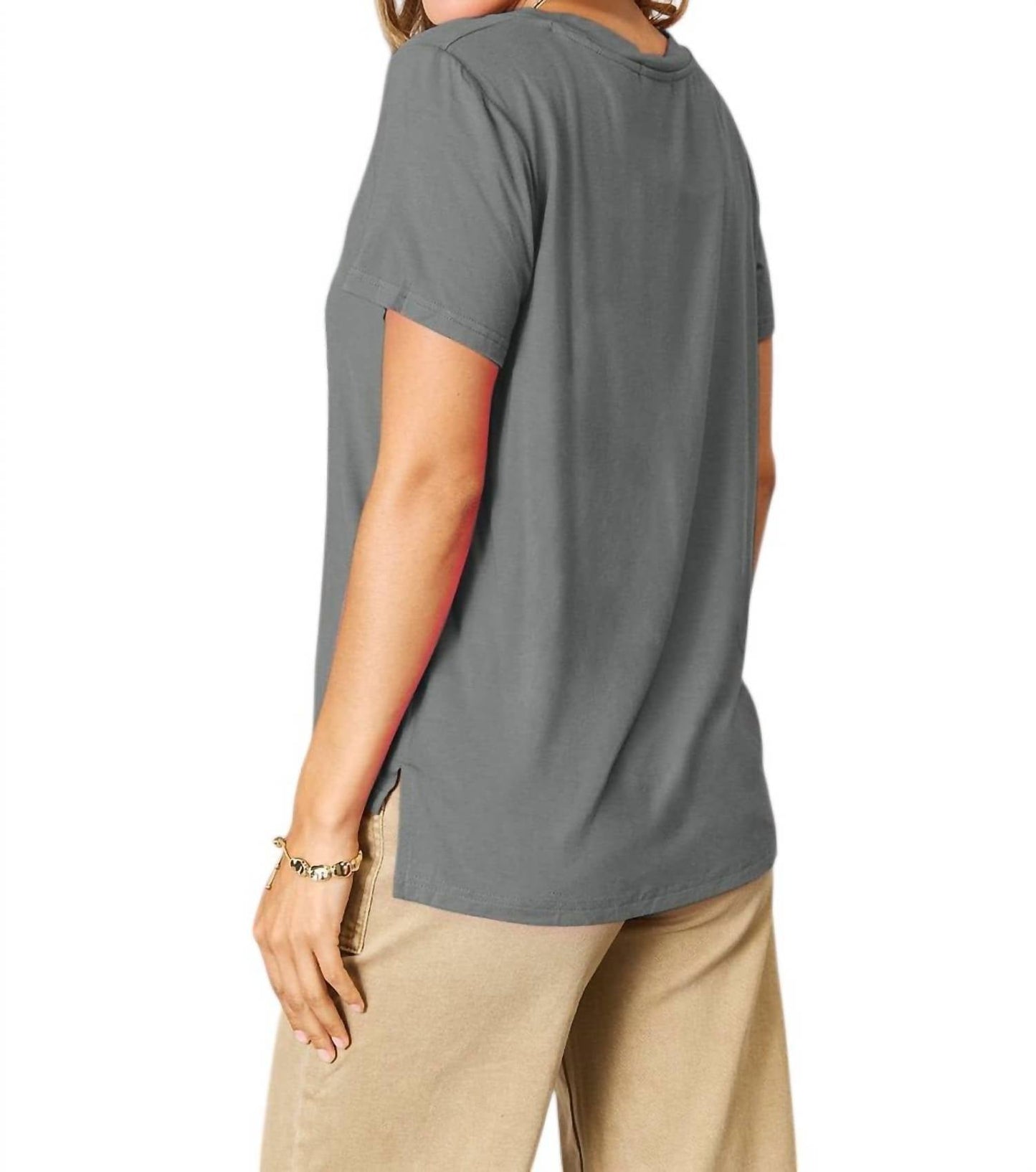 Basic Bae - Full Size Round Neck Short Sleeve T-Shirt