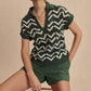 Varley - Joelle Crochet Polo Top