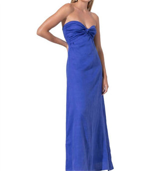 Lusana - Melody Linen Maxi Dress