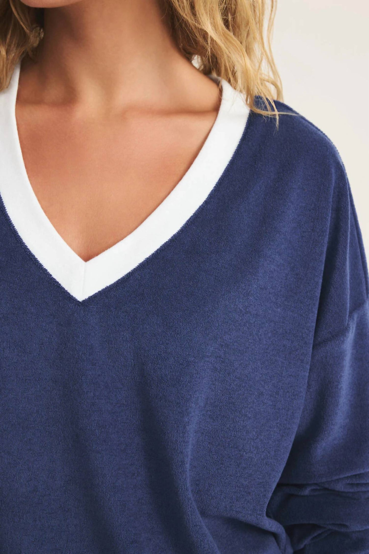 Z Supply - Marx V-neck Terry Sweatshirt