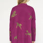 Entro - Leopard Poncho Tunic Sweater