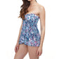 Profile By Gottex - Bandeau Strapless Flyaway One Piece Swimsuit