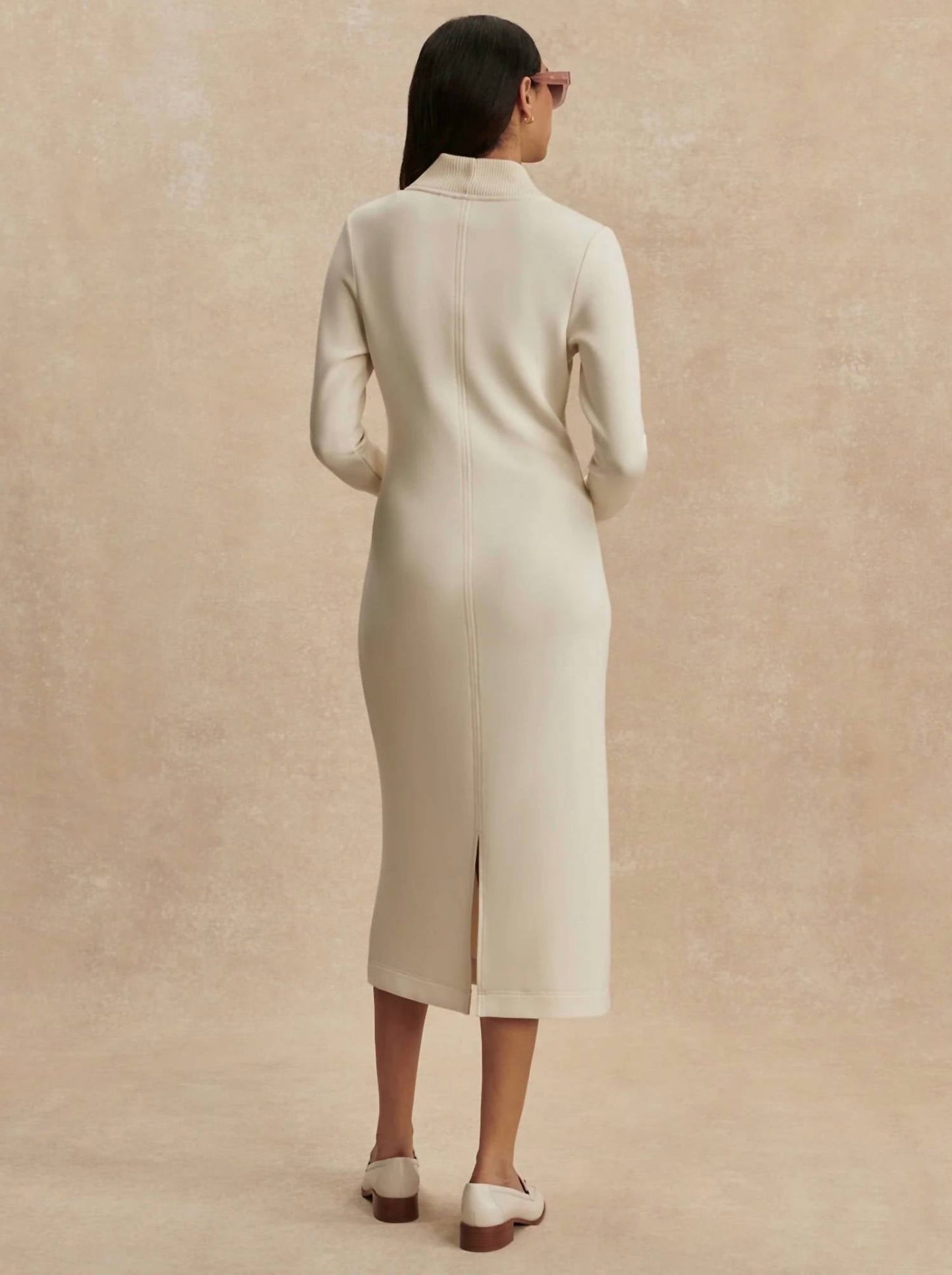 Varley - Bree 1/2 Zip Midi Dress