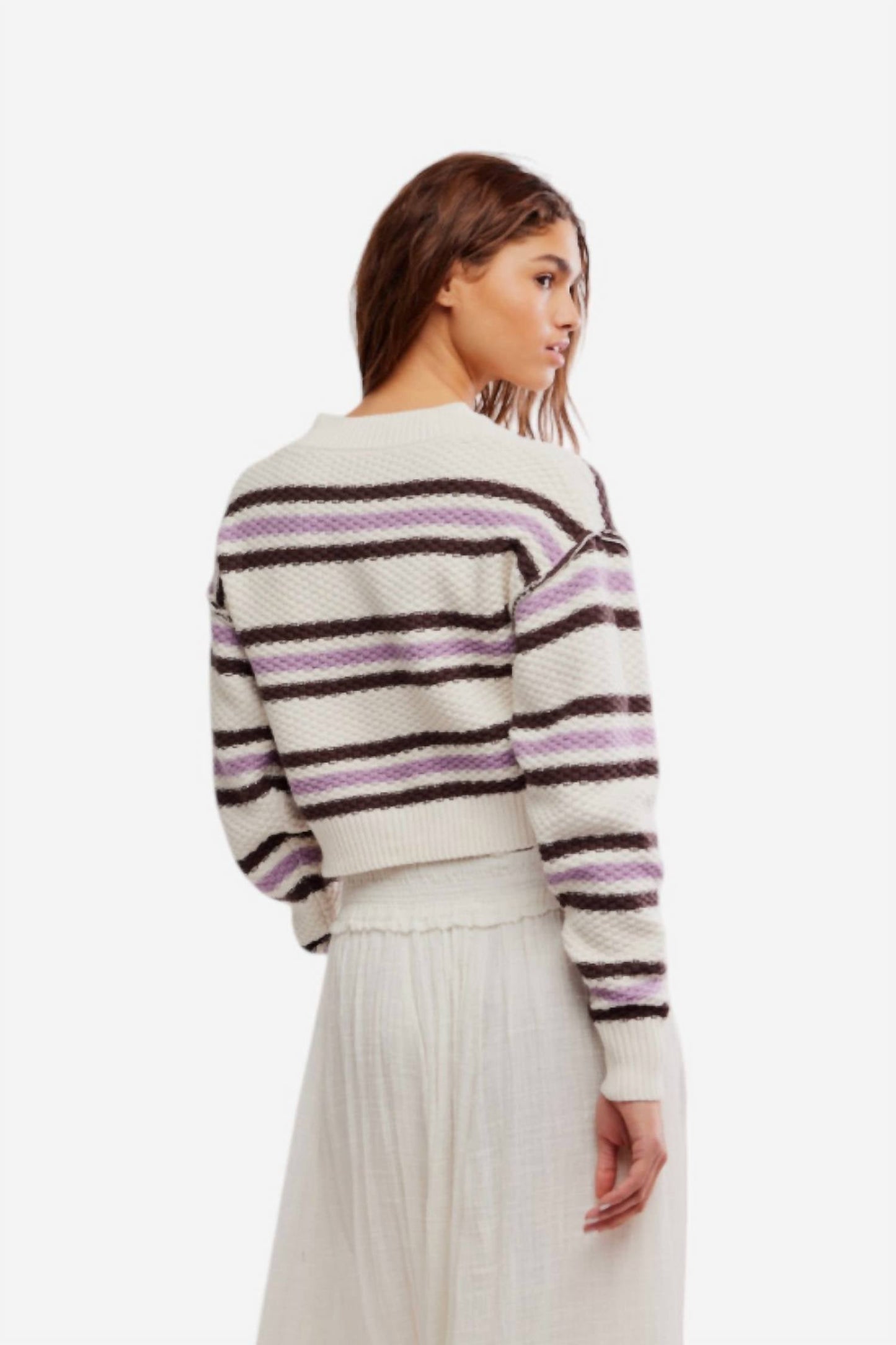 Free People - Lila Stripe Cardigan