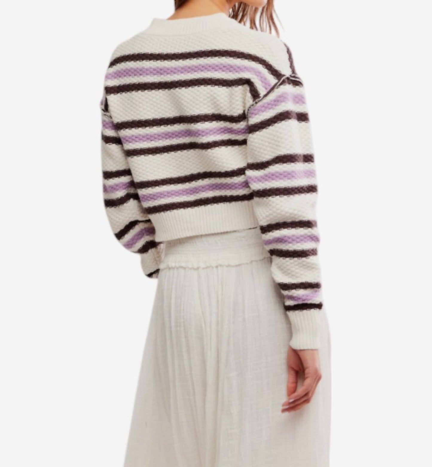 Free People - Lila Stripe Cardigan