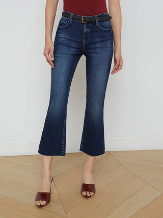 L'Agence - Kendra High Rise Crop Flare Jean