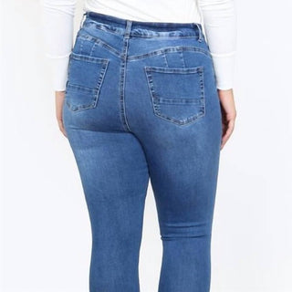 Haute Curve - Plus Size Ripped Skinny Jeans