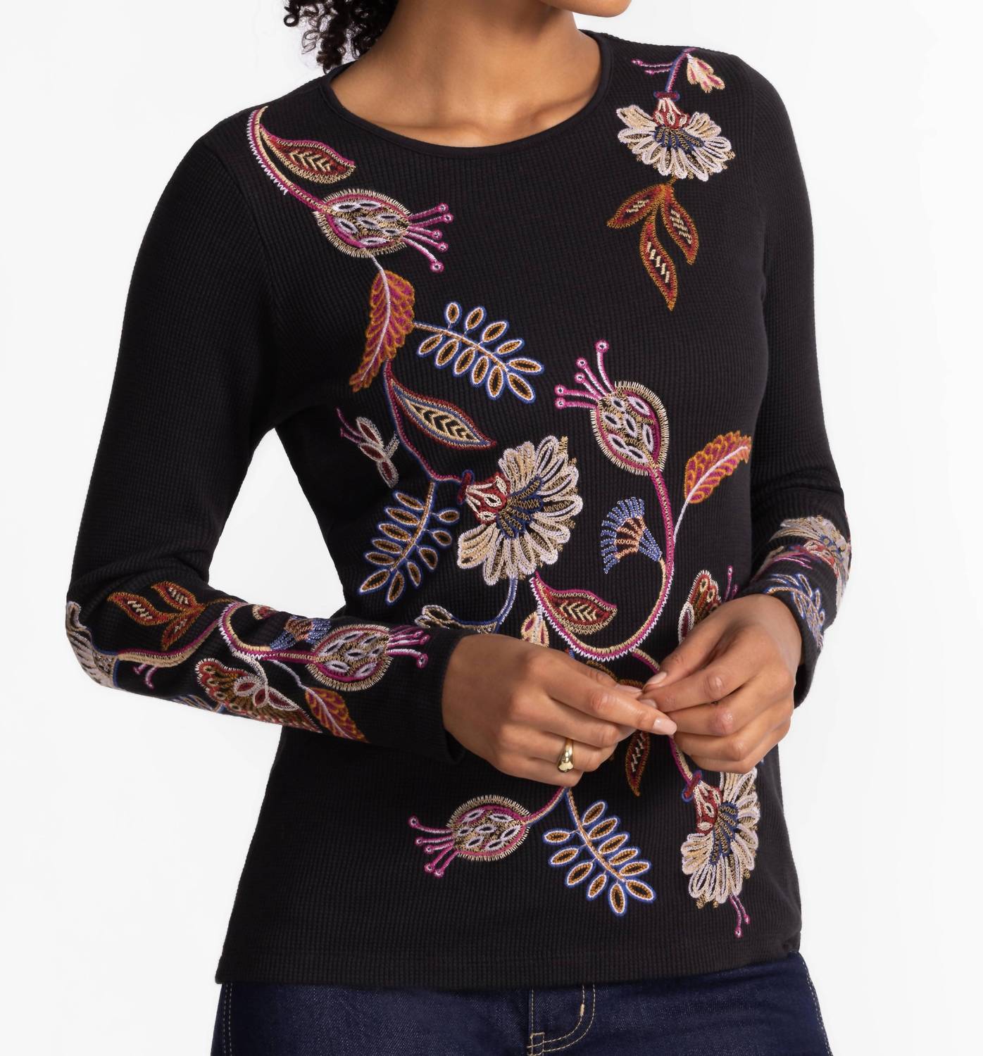 Johnny Was - Gineva Long Sleeve Thermal Top