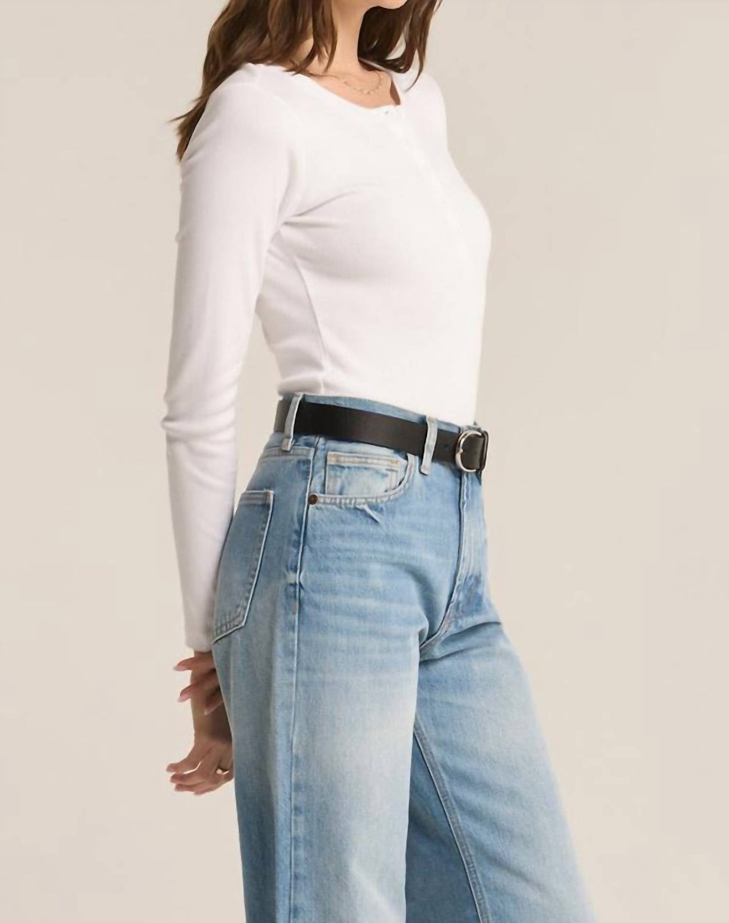 Z Supply - Samara Rib Henley Bodysuit